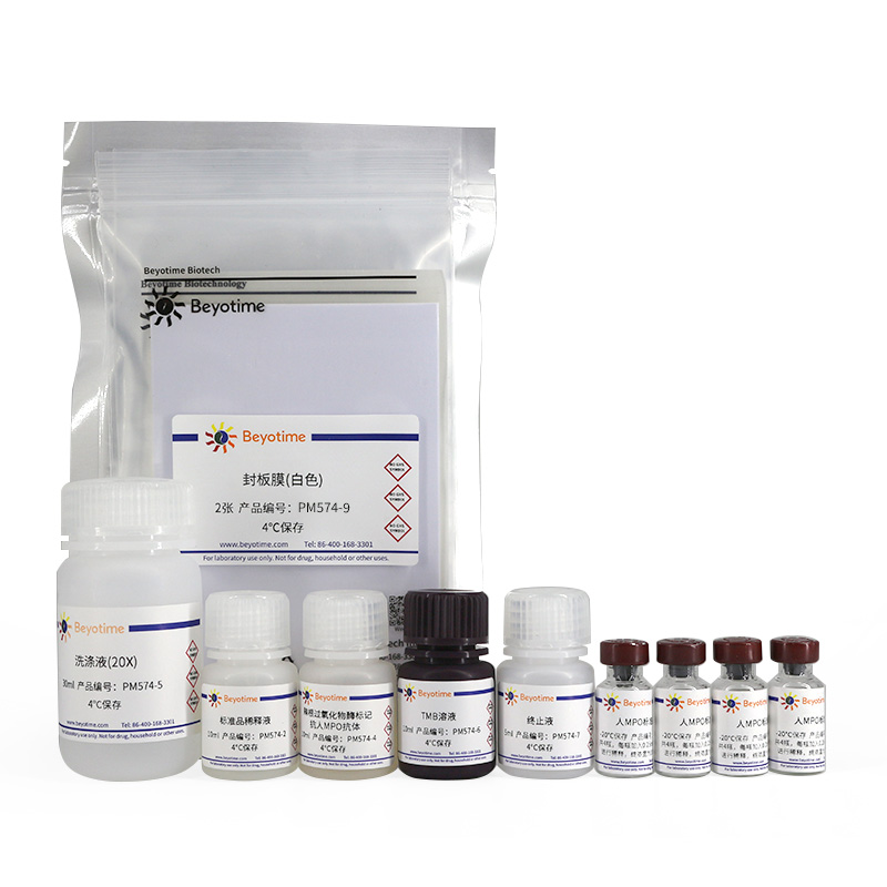 碧云天-PM574-Human Myeloperoxidase ELISA Kit(人髓过氧化物酶酶联